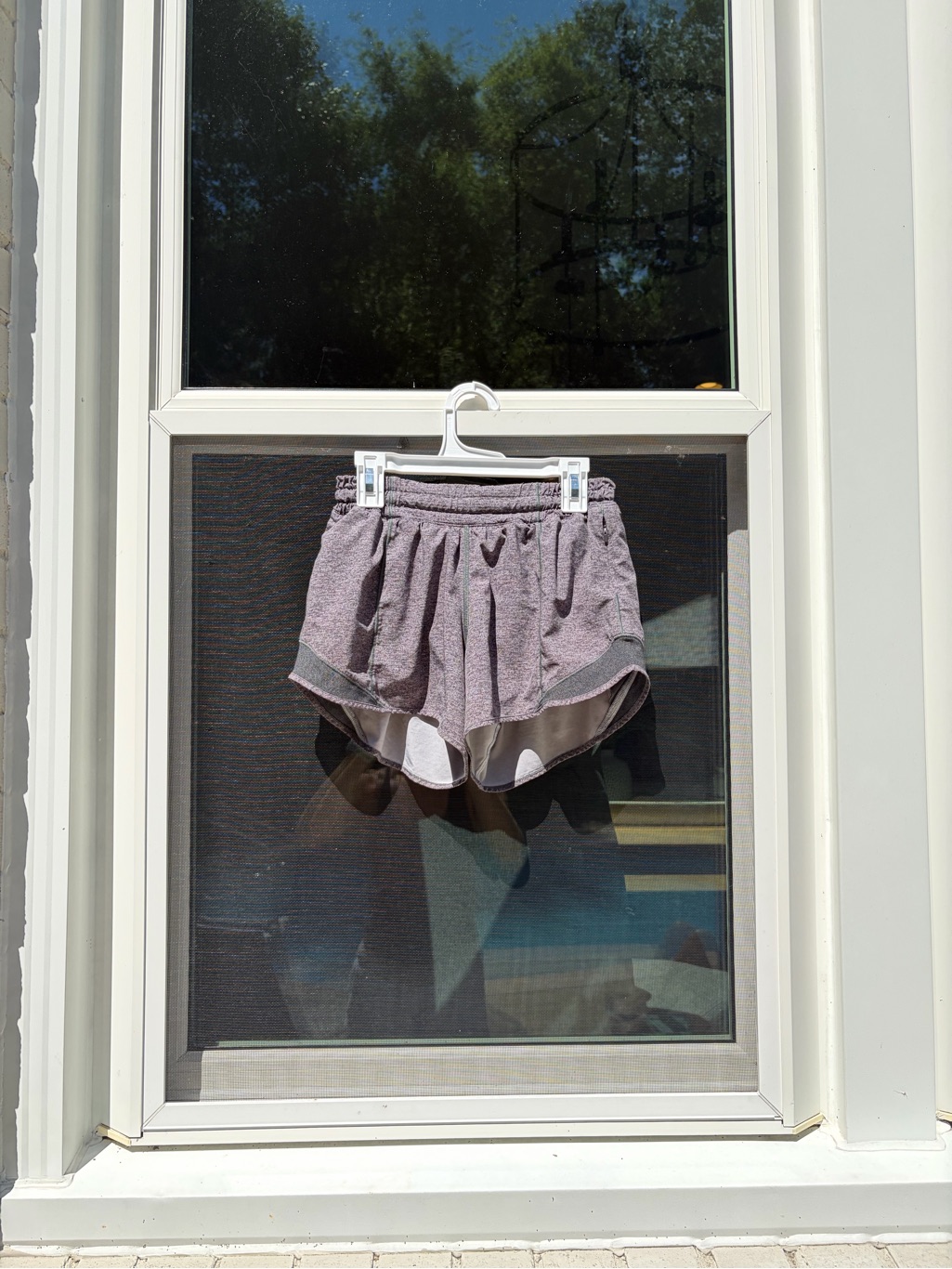 Lululemon Athletica Grey Running Shorts
